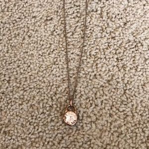 MK rose gold necklace